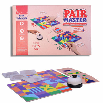 Clapjoy Pair Master Game - Shapes Matching Puzzle & Clothes Matching Toy for Kids