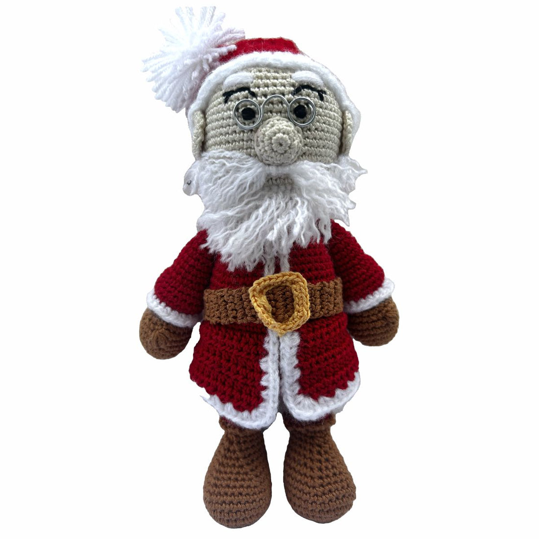 Clapjoy Crochet Handmade Christmas Tree and Santa Claus Combo